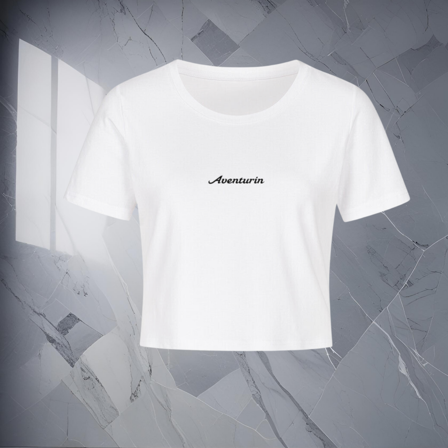 Aventurin Ladies Cropped Shirt White