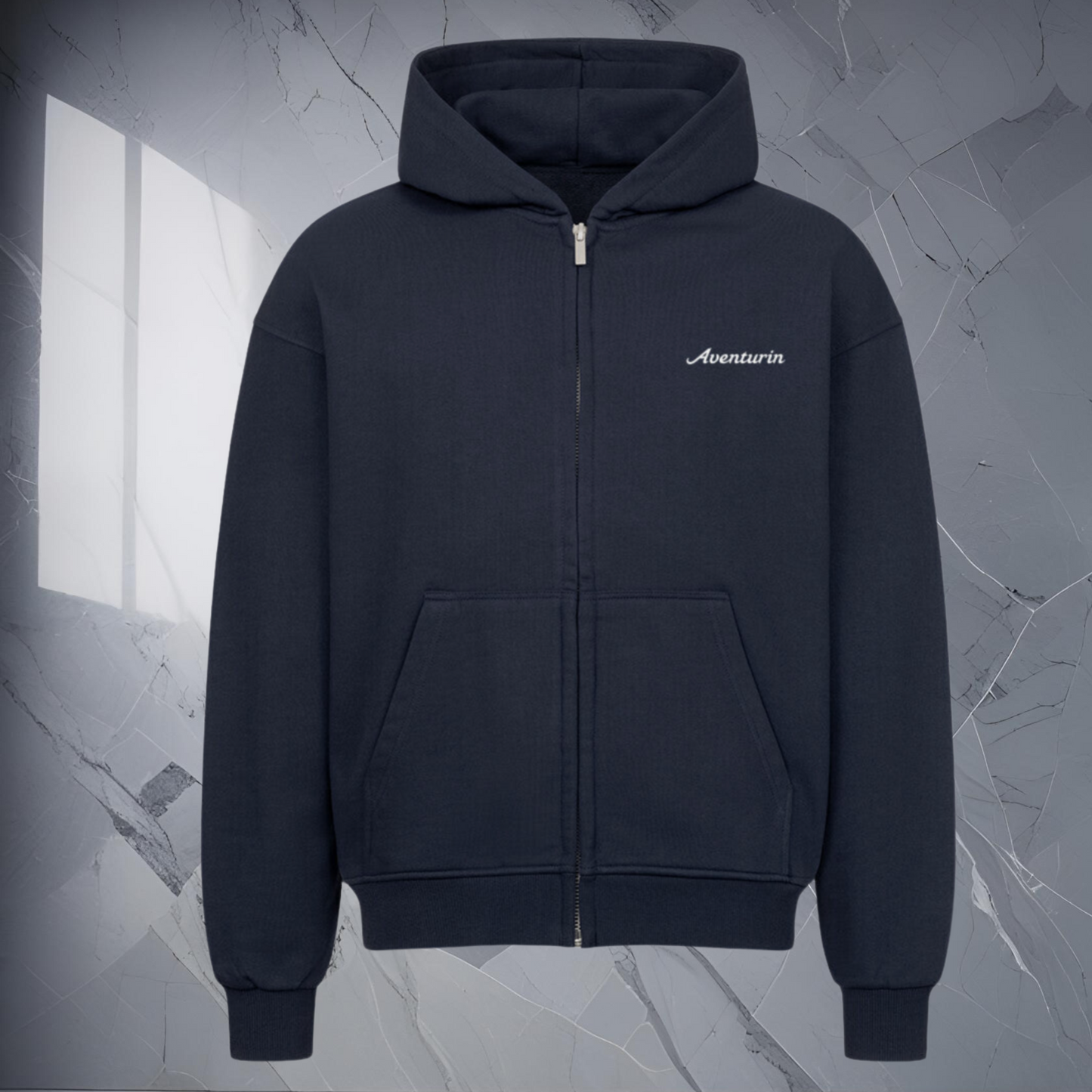 Aventurin Oversized Zipper French Navy