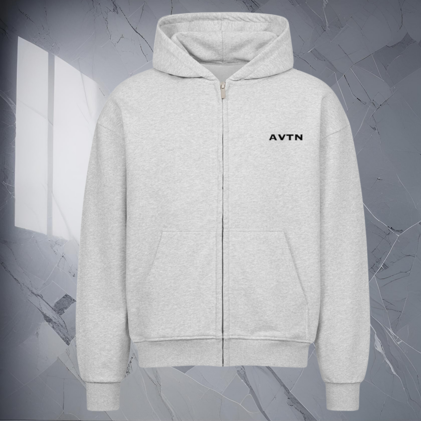 AVTN Oversized Zipper Grey