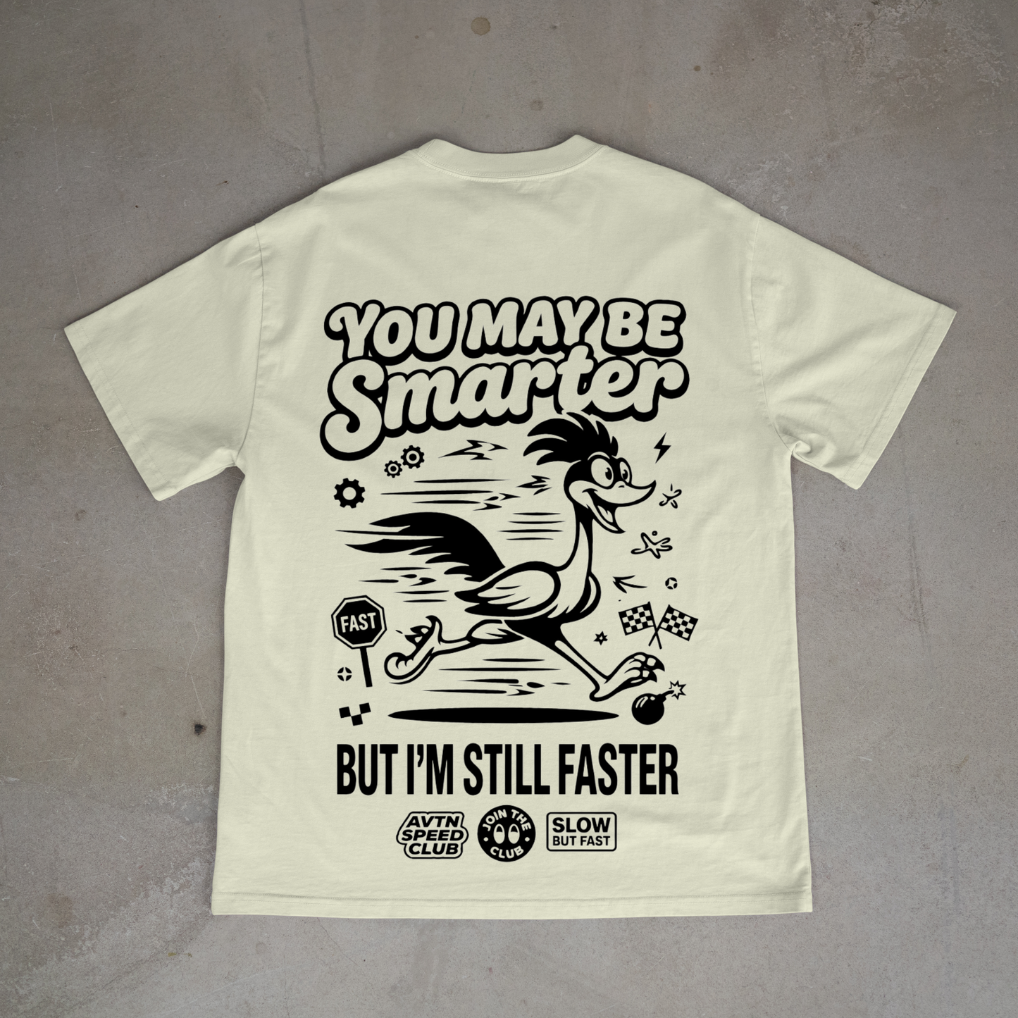 You may be smarter oversized tee