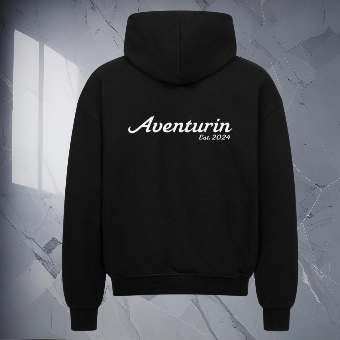 Aventurin Oversized Zipper Black