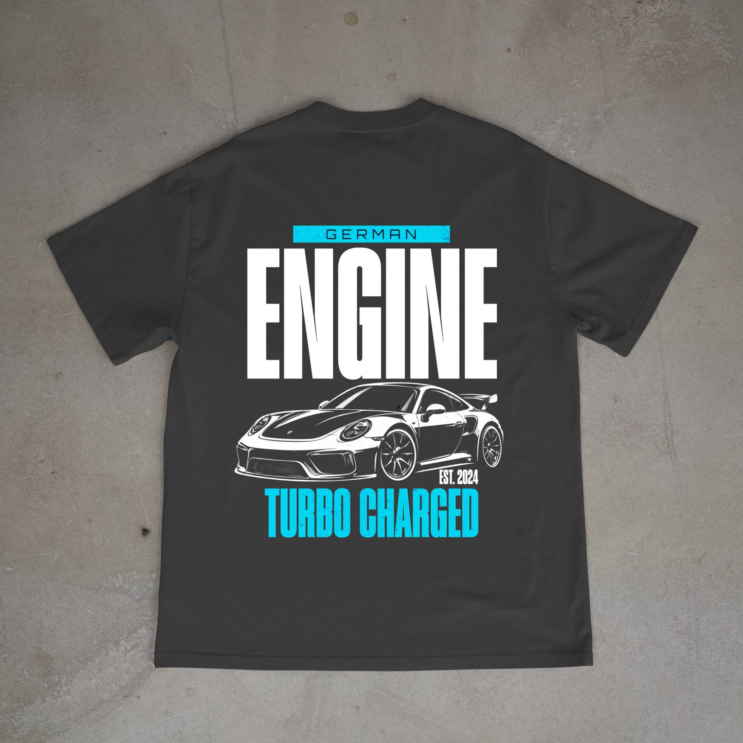 Turbo charged oversized tee