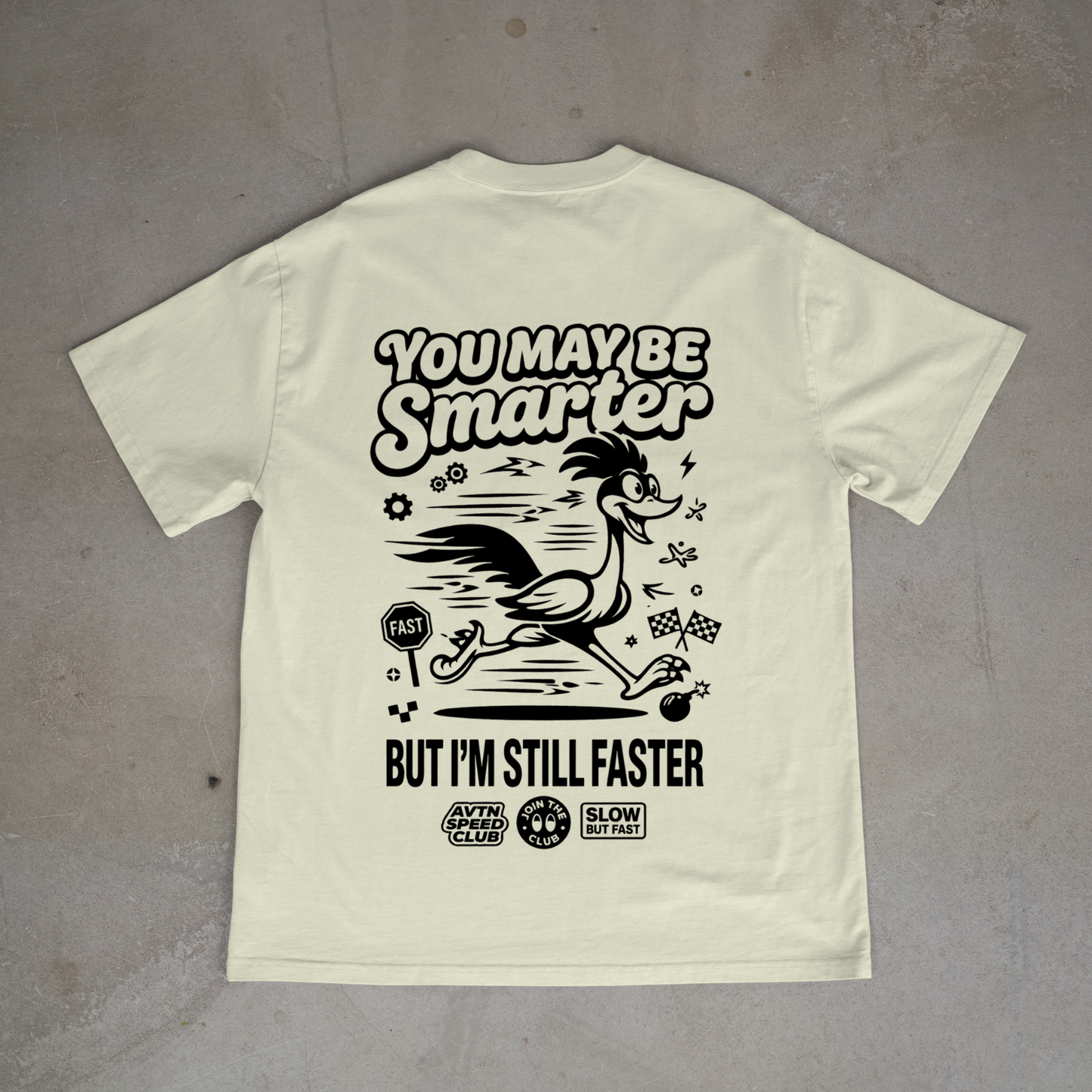 You may be smarter oversized tee