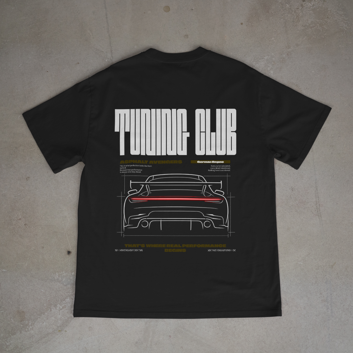 tuning club oversized tee