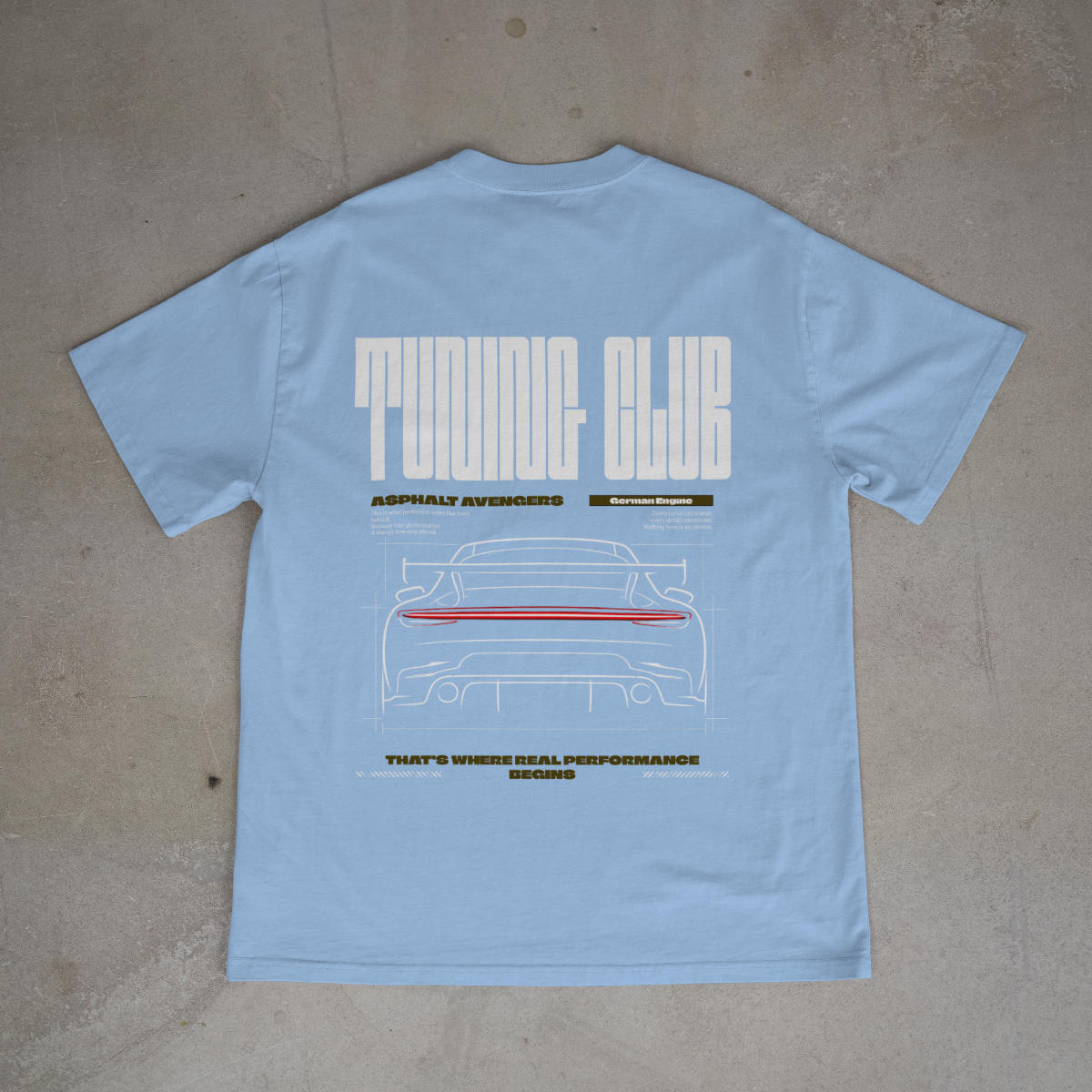 tuning club oversized tee