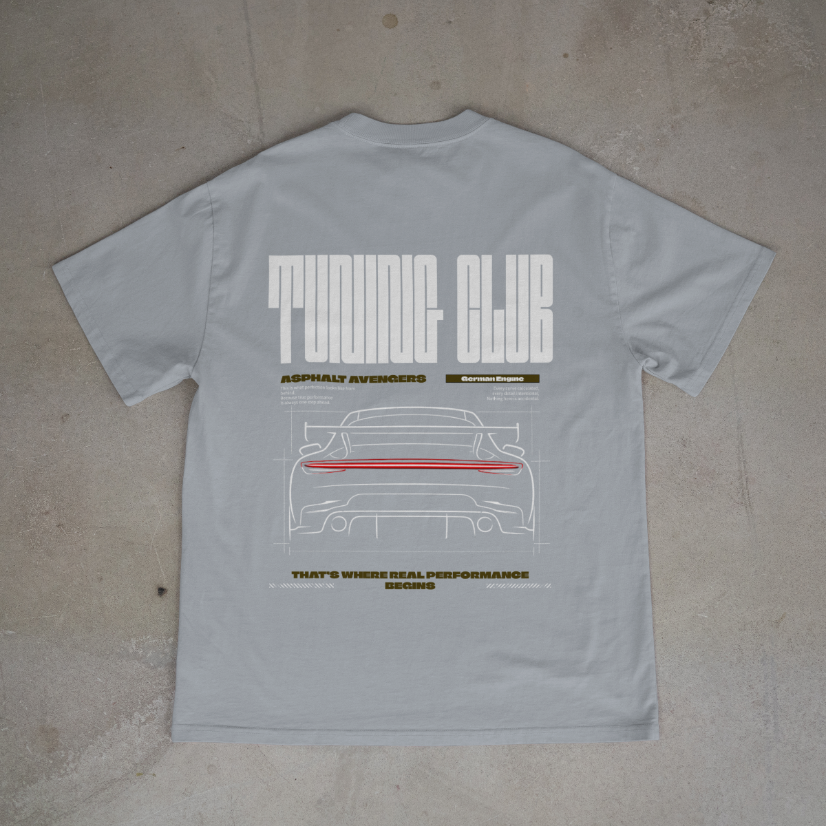 tuning club oversized tee