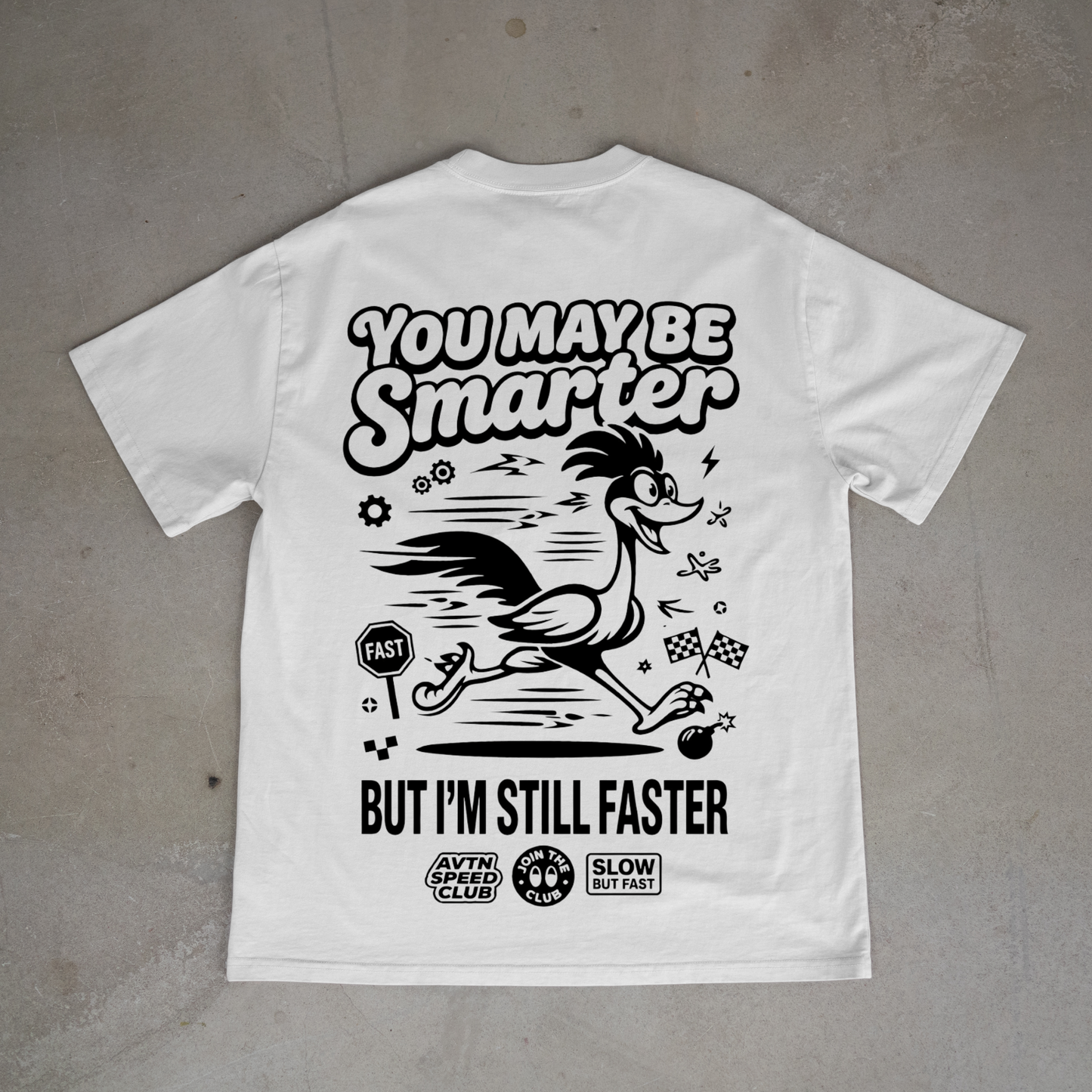 You may be smarter oversized tee