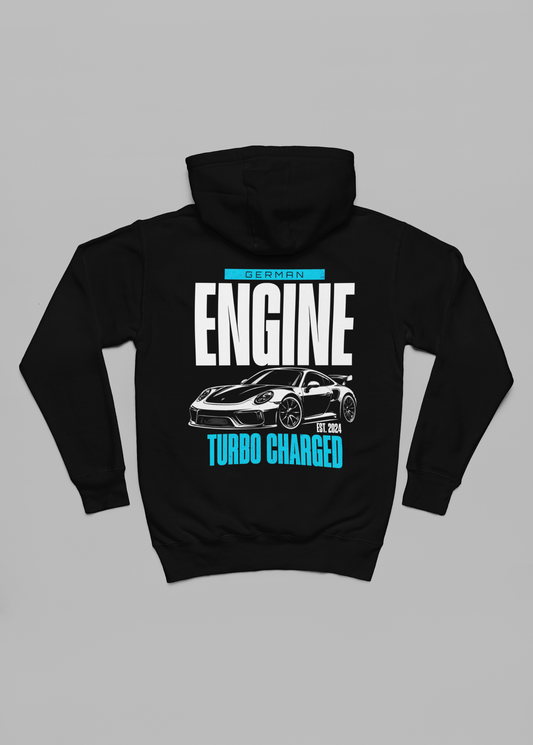 german engine oversized hoodie