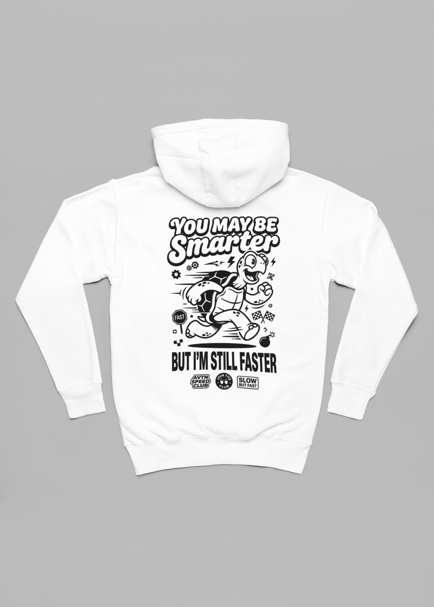 you may be smarter oversized hoodie