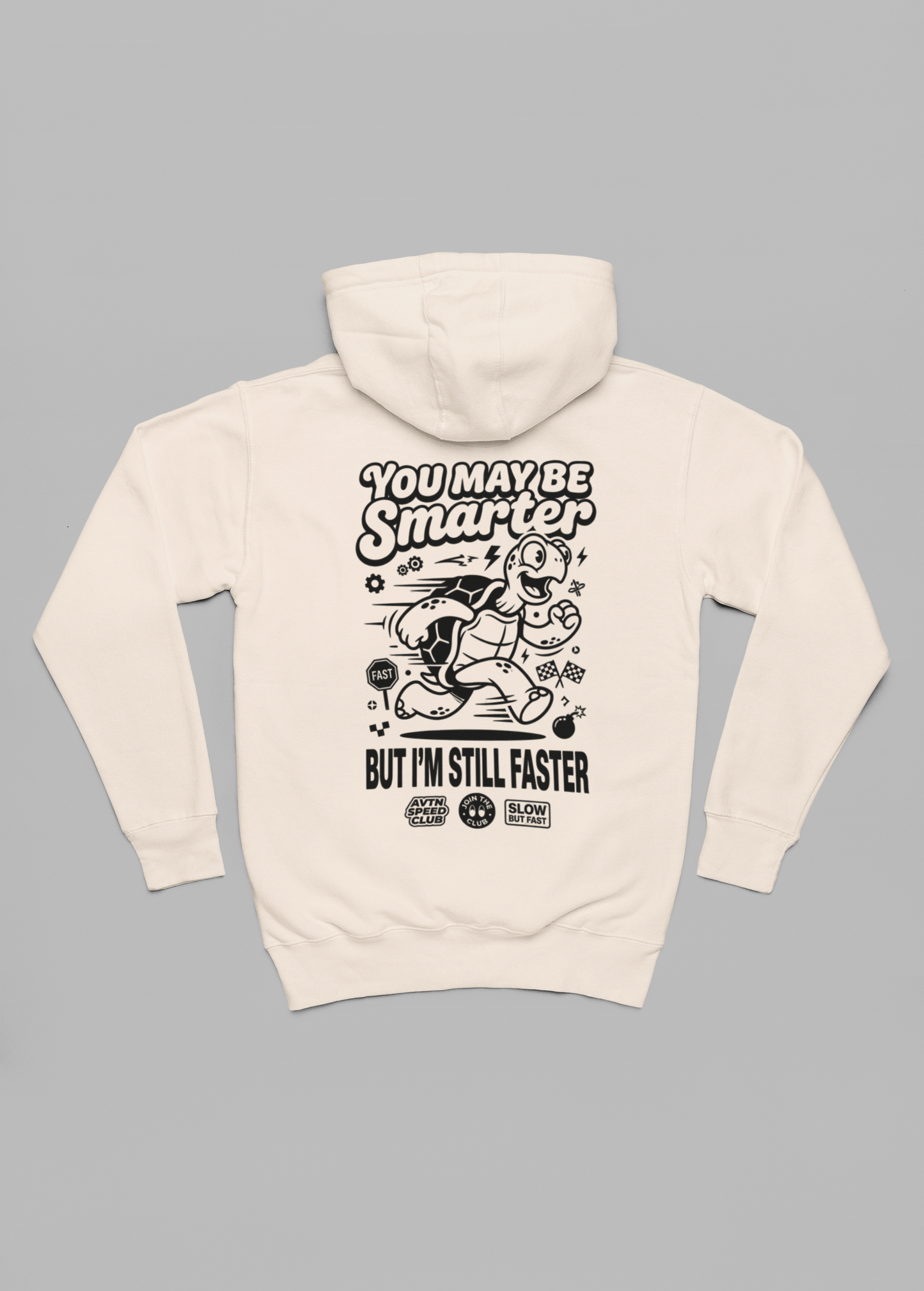 you may be smarter oversized hoodie