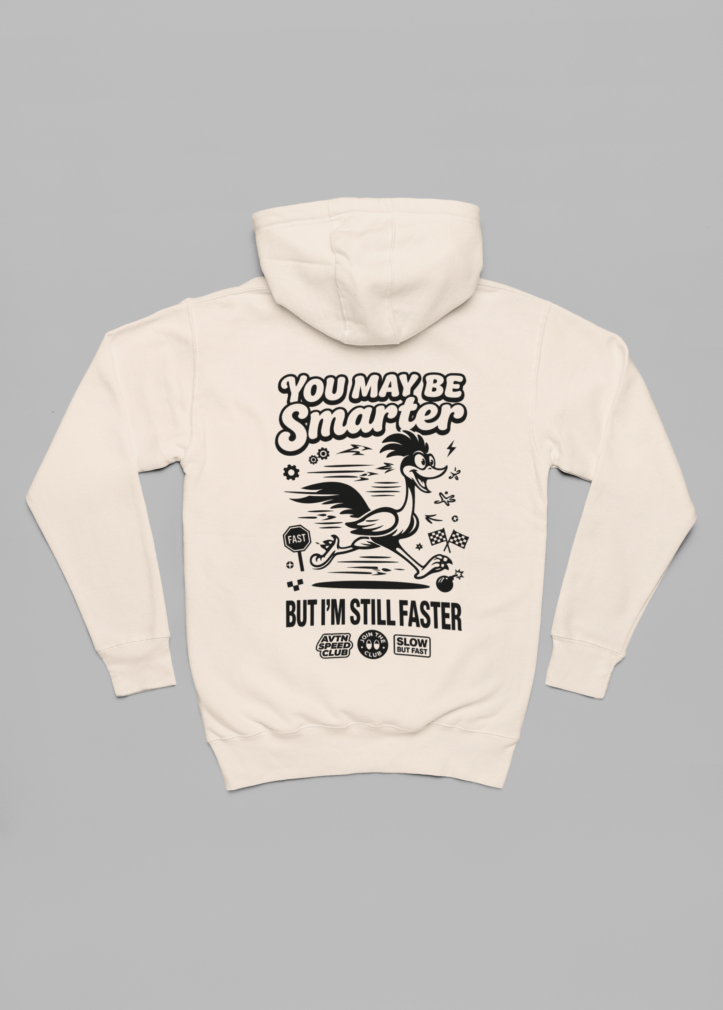 you may be smarter oversized hoodie