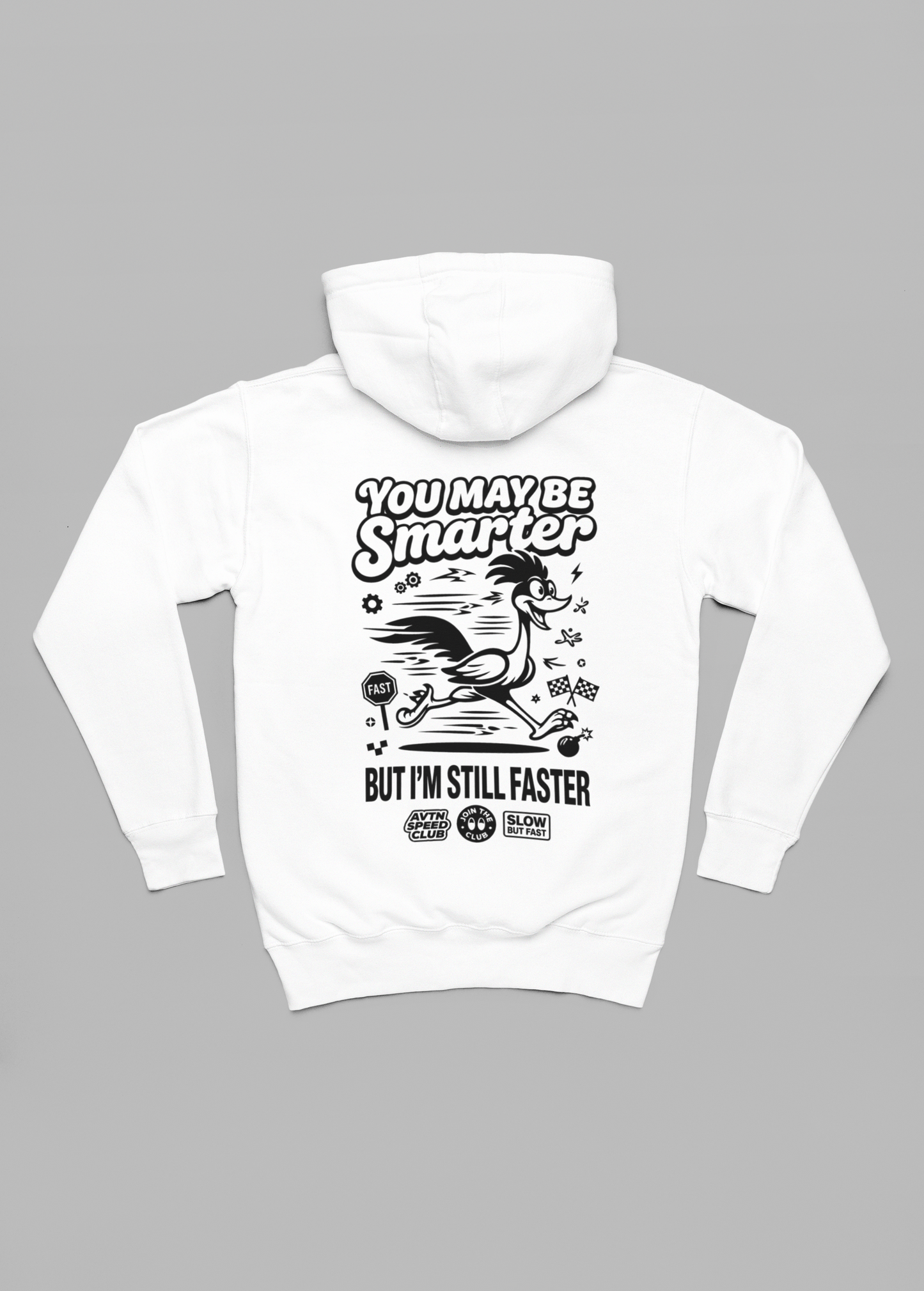 you may be smarter oversized hoodie
